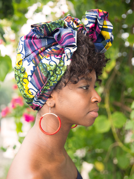 Hispaniola Hoop Earrings, Road Rage Red
