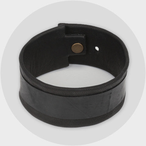 Leather and Tire cuff